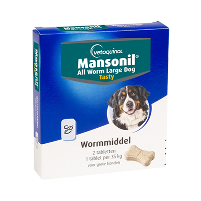 Mansonil All Worm XL Dog Tasty Bone